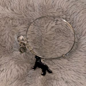 Alex and Ani Black Dog Bracelet